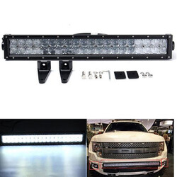 ATV 5D Light Bar Spot Flood Combo 6000K LED 120W Offroad Truck 22inch Work