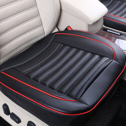 Pad Mat PU Leather Car Auto Interior Seat Chair Cushion Beige Cover Black Coffee