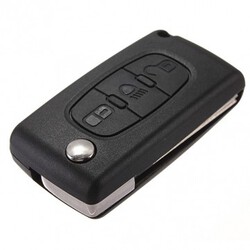Button Flip Remote Key Fob C4 C5 Shell For Citroen C2 C3 C6 Case