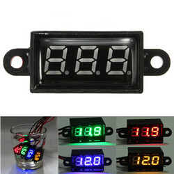 Mini Digital Waterproof Moto 12V Car DC LED Voltmeter