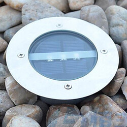 Recessed Round Led Garden Solar Power Dock Pathway