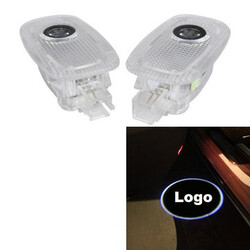 Door Welcome 5W LED Car Logo Light With Emblems Series Benz