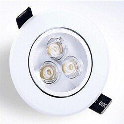 250-300lm 220v 3w Receseed Led Dimmable Lights Support
