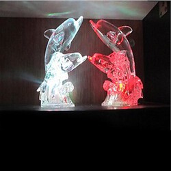 Plastic Cute 1pcs Random Color Design Night Light Dolphin