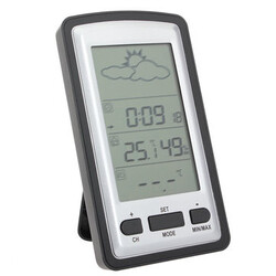 Wireless Thermometer Indoor Station Outdoor Gauge Weather