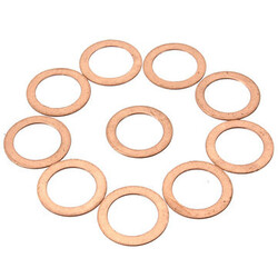 M14 Motorcycle Atv Fuel Brake Banjo Washer M12 M6 Seal Copper M8 10pcs