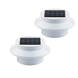 Solar Power Led Outdoor Fence Lighting High Brightness Lamp Warm White 0.5w