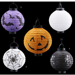 Home Decoration Lantern Halloween Paper Pumpkin Bar