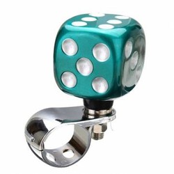 Ball Handle Auxiliary Spinner knob DiCE Design Grip Resin Control Booster Car Steel Ring Wheel