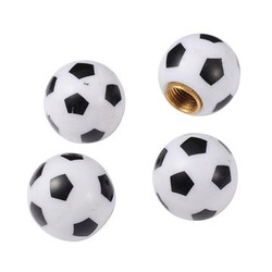 Design Bike Football Tire Wheel Tyre Valve Caps Cover for Car Truck Motorcycle