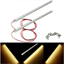 LWB Car Van 5630 SMD Caravan Boat Warm White Fish Tank LED Strip Light Bar Pair Interior Lamp