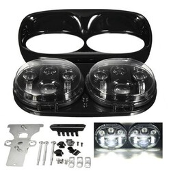 Daymaker H4 Headlight For Harley LED Dual Motorcycle Projector Road Glide