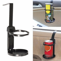 7cm Cup Bottle Universal Plastic Clip Mount Mug Window Holder Black Car Auto Truck