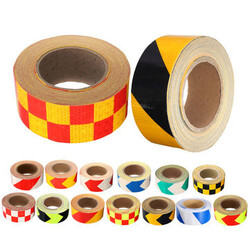 Self Adhesive 50MM 20M Stripe Tape Sticker Safety Reflective Warning