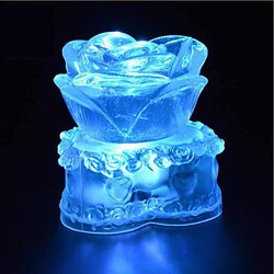 Colorful Rose Crystal Novelty Lighting Christmas Light Led Decoration Atmosphere Lamp