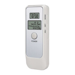 Breathalyzer Clock digital Tester LCD Alcohol Breath