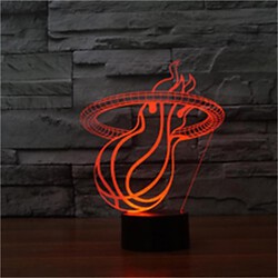 Magic Color-changing Optical 3d Night Light Lamp Usb 100