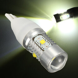 T15 White LED Backup Reverse Lights Bulbs 25W High Power