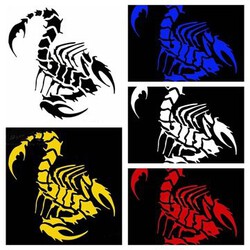 Scorpion Decals Reflective Stickers Car Motorcycle