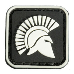 Glow Square Black Mini Tactical Army PVC King Patch