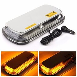 Flashlightt Car Roof Amber Top 44W LED Strobe Light Emergency Warning Modes