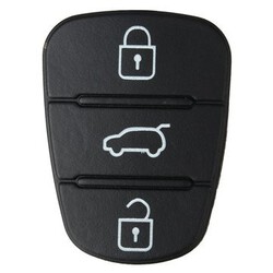 i30 Button Remote Key Fob Case Flip Key Shell I20 Hyundai Rubber Pad