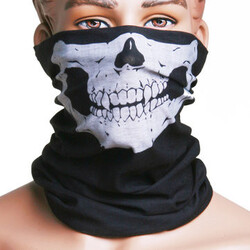 Scarf Skull Cap Motorcycle Face Mask Multi Purpose Head Wear Hat