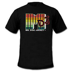 T-shirt Music Activated Spectrum Sound Visualizer And Meter