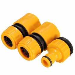 Quick Connector Garden Lawn Hose Pipe 4inch Adaptor Tap 2 3 Fitting