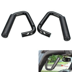 Solid Front Black Grab Handle Steel Wild Grip Car Interior Bar JEEP WRANGLER JK 07-16