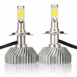 Driver Pair White 6000K 40W LED Car Headlight 3000LM H1 H3 H4 H7