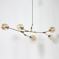 Drop Pendant Lamp Decorate Amercian Indoor Loft 5 Heads Side Vintage