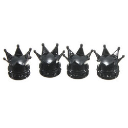 Shaped Tire Dust Cap Cover Valve 4pcs Air Crown Wheel Stem Motocycle Car Bike