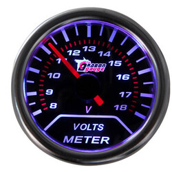 inches Gauge Car Voltage Digital LED 52mm Universal