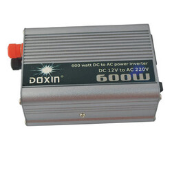 Silver Car DC 12V To AC 220V Power 600W Inverter