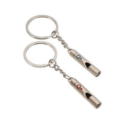 Whistle Metal Creative Key Chains Zinc Alloy Day