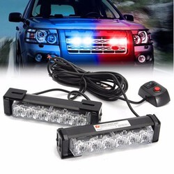 Car Truck Network LED Off Road Strobe Flashlightt Warning Light SUV Driving 2 in 1