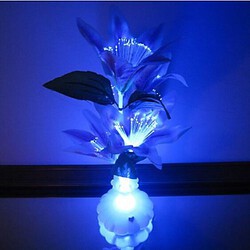 Vase Flowers Colorful Led Light Optical Fiber