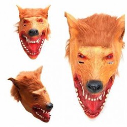 Mask for Halloween Horror Creepy Wolf Devil