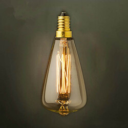 E14 Chandelier Light Bulb Yellow Small Screw 40w