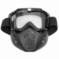 Mask Windproof Colors Shield Goggles Face Detachable Motorcycle Helmet