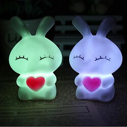 Rabbit Love Led Nightlight Colorful Lamp Coway