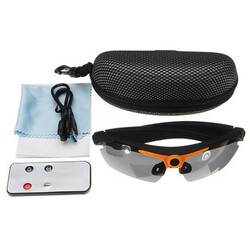Sports digital Camera Remote Control Sunglasses Recorder Intelligent HD 1080P Outdoor Sports