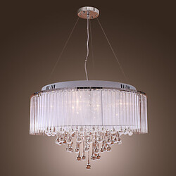 Dining Room Pendant Light Living Room Drum Max 20w Feature For Crystal Metal Electroplated Bedroom Modern/contemporary