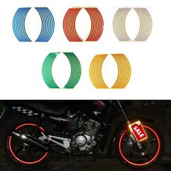 Tape Sticker Motorcycle Bike Car Rim Stripe Wheel 6 Colors Decal