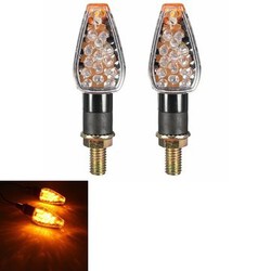 Turn Signal Light Indicator Honda Suzuki 14LED Motorcycle BMW