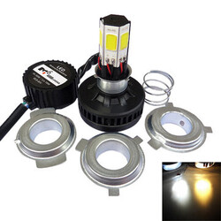 30W H4 LED Motorcycle COB 6500K Hi Lo Beam Headlight