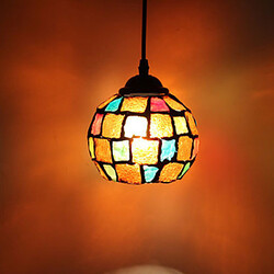 Glass Restoring Chandelier Light Led Lamp