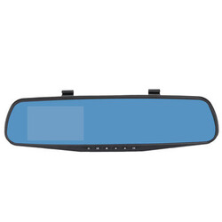 Lens Camera Monitor 720P DVR Recorder Rear View Mirror Dash 4.0 Inch In-Car