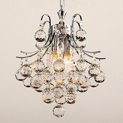 Plastic Pendant Light Feature For Crystal Chrome Bedroom Modern/contemporary
